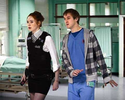  and Amy's husband Rory Pond played by Arthur Darvill 