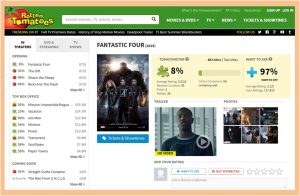 Fantastic Four 2015 movie rotten tomatoes August 6 2015 morning