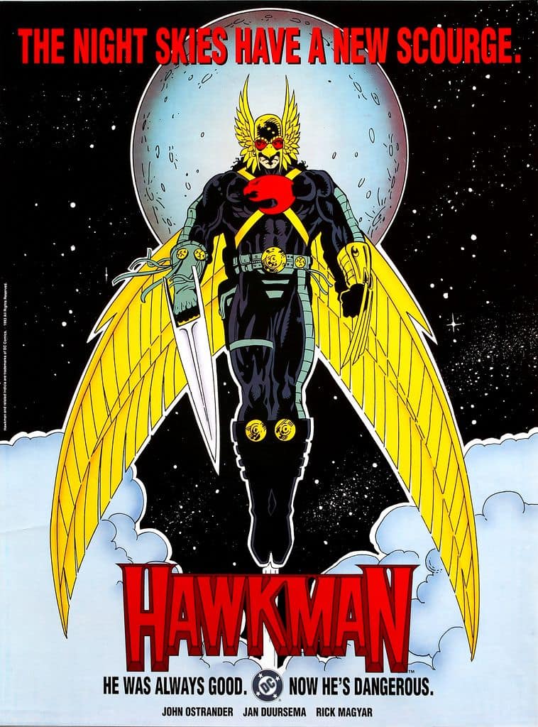 Hawkman volume 3 poster John Ostrander