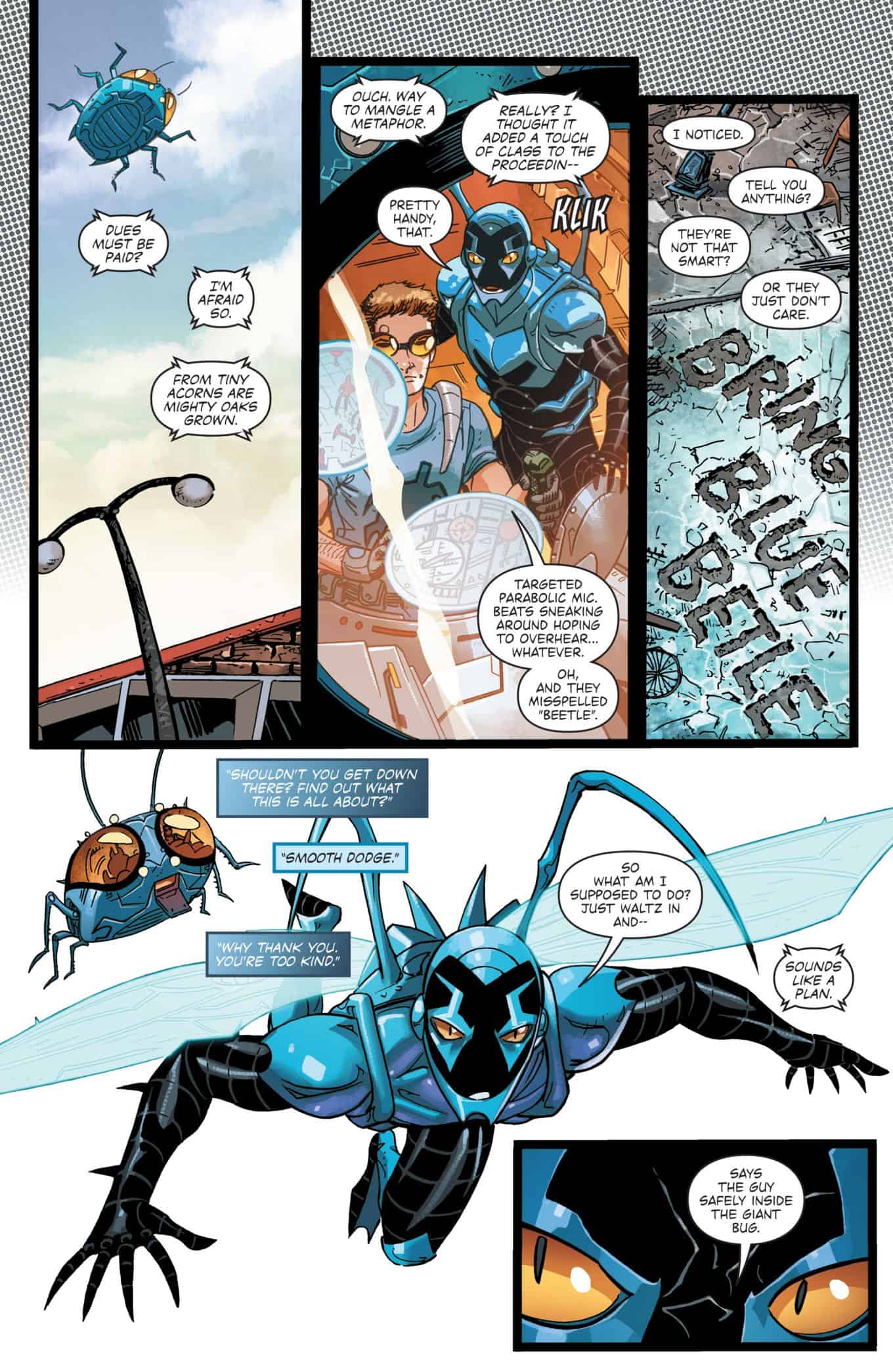 Dc Comics Rebirth Spoilers Review Dc Rebirth S Blue Beetle Rebirth 1 Explains Batman Beyond Relationship Of Ted Kord Jaime Reyes Plus Sets Up New Ally Villain Inside Pulse