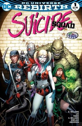 DC Rebirth Suicide Squad #1 MGH Exclusive EBAS Color Variant NM 