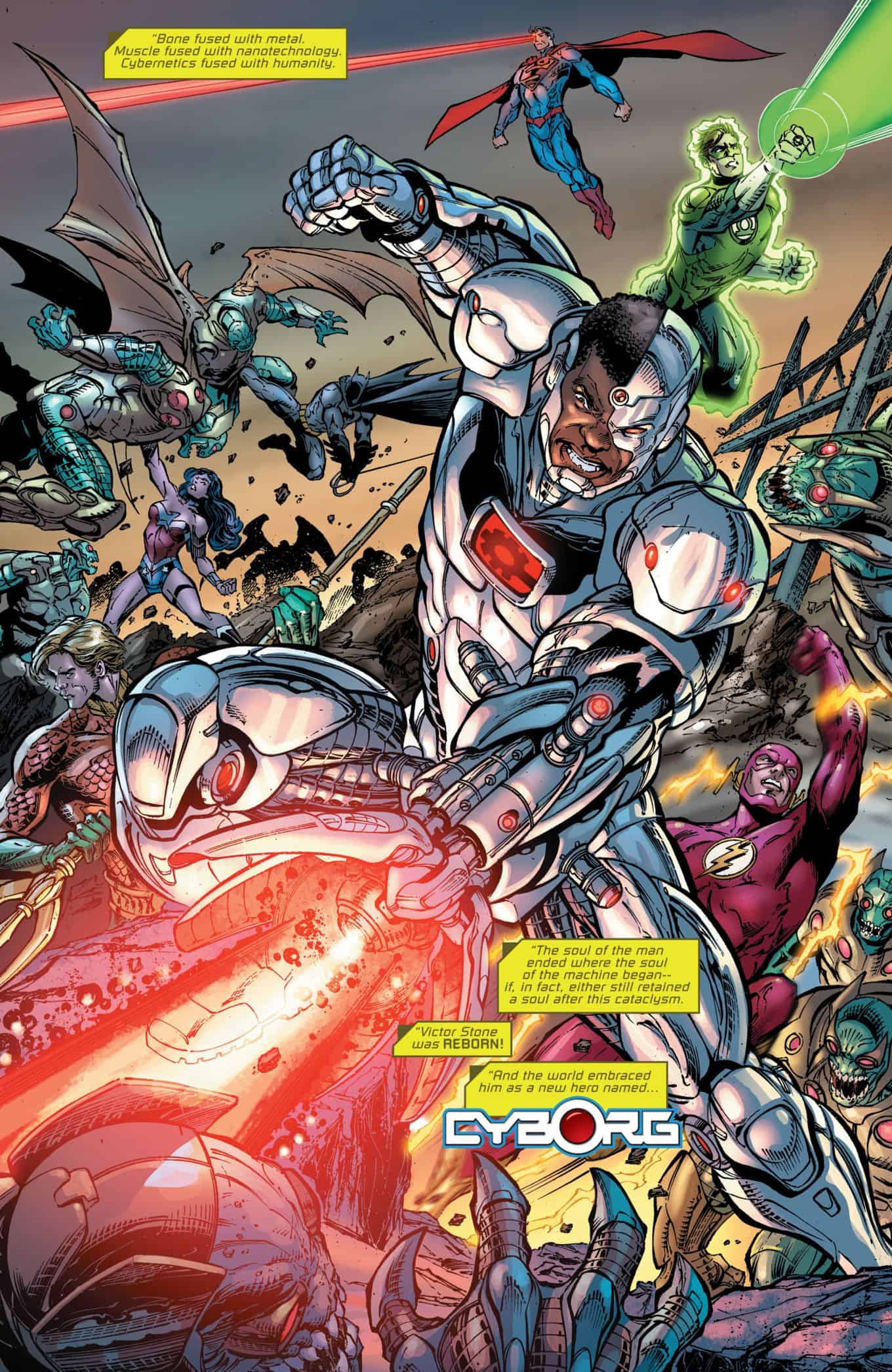 Dc Comics Rebirth Spoilers Review Dc Rebirth S Cyborg Rebirth 1 It S All Connected And That S Very Frightening Inside Pulse