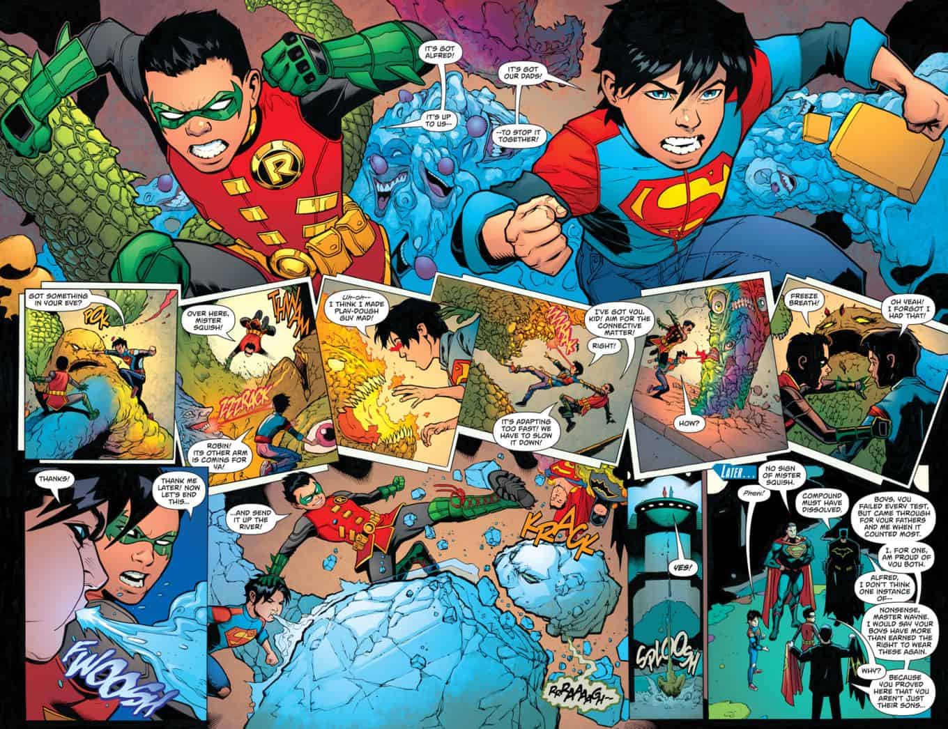 Superman rebirth trials of the super son ile ilgili görsel sonucu