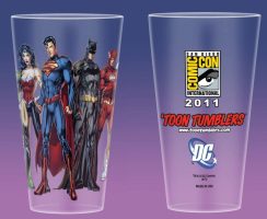 Justice League Toon Tumbers 2011 Sdcc