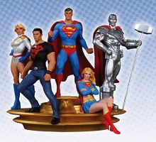 Superman Family Statue