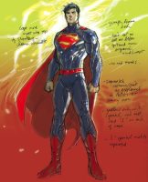 Superman New 52 Concept Art Jim Lee