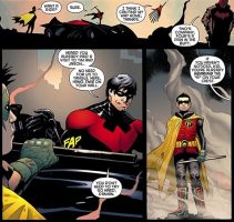 Damian Wayne Vs Dick Grayson Batman Robin 12