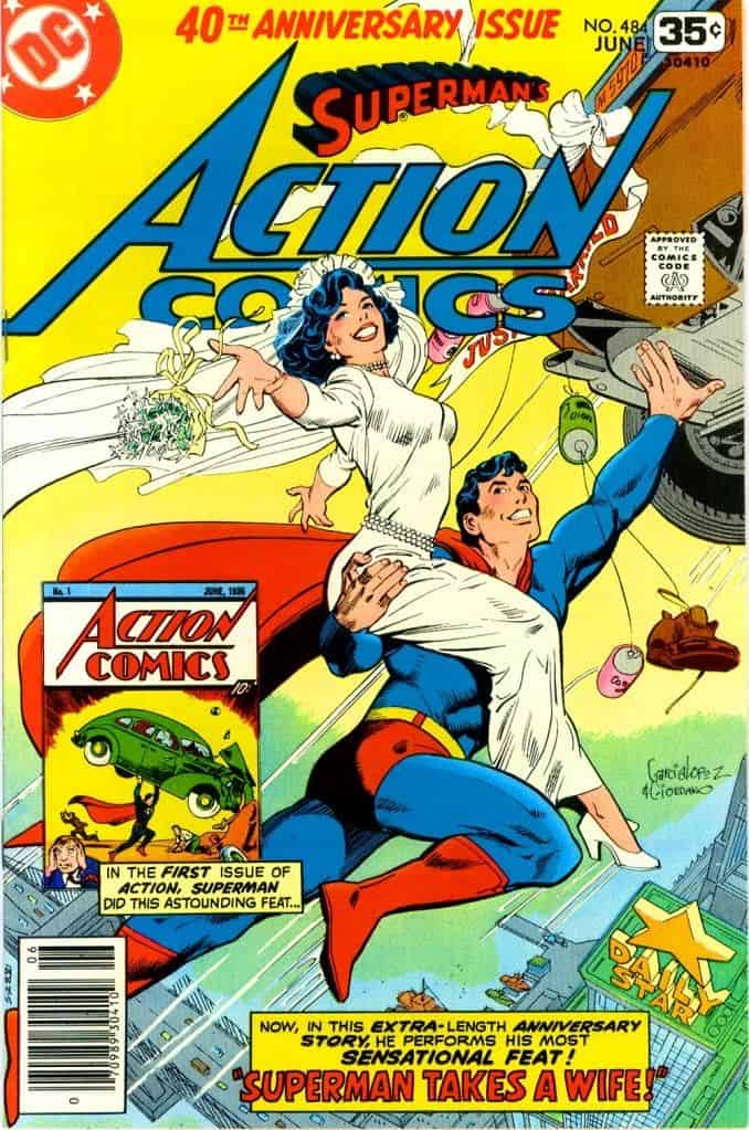 Action Comics 484 Mr And Mrs Superman Wedding Inside Pulse