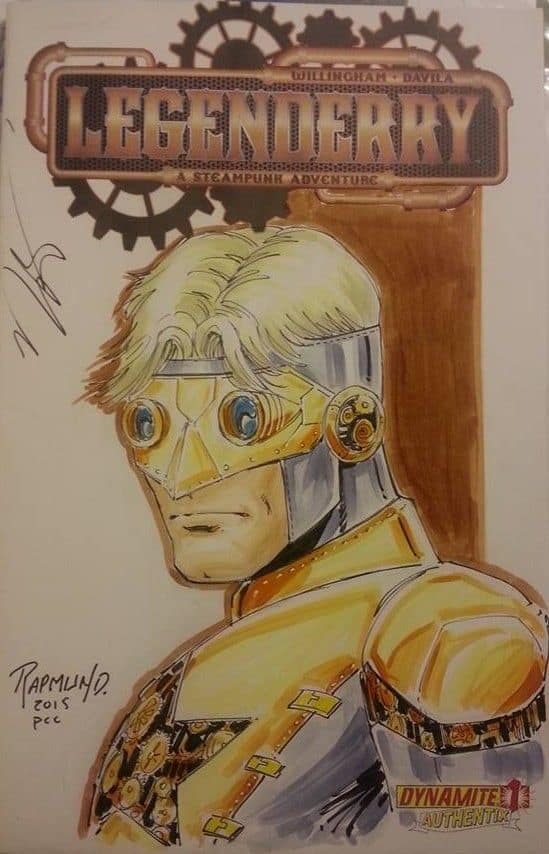 Steampunk Booster Gold by Norm Rapmund 2015 Legenderry Variant Dynamite