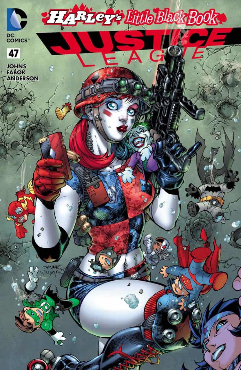 JUSTICE LEAGUE #47 Harley's Little Black Book variant