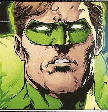 JUSTICE LEAGUE #47 faces - Green Lantern