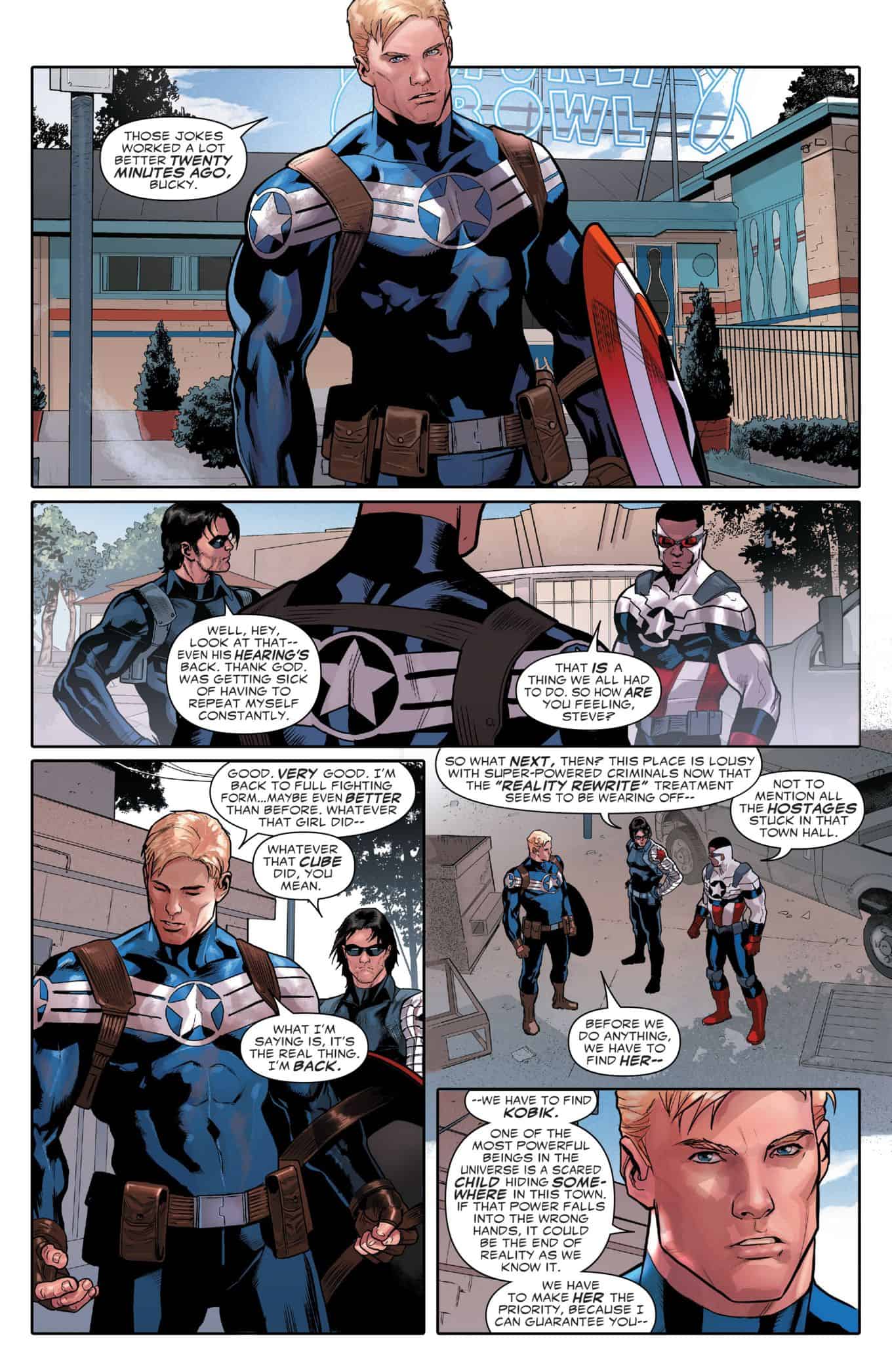 Civil War Ii Prelude Spoilers And Review Marvel Comics Captain America Sam Wilson 8 Sets Up