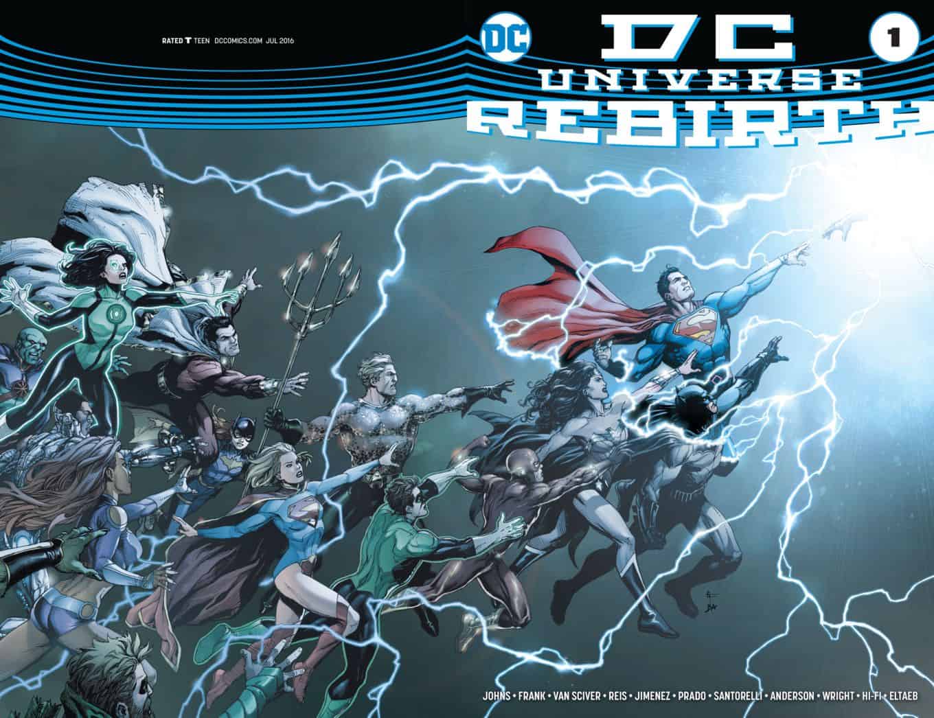 DC Universe Rebirth #1 cover 1