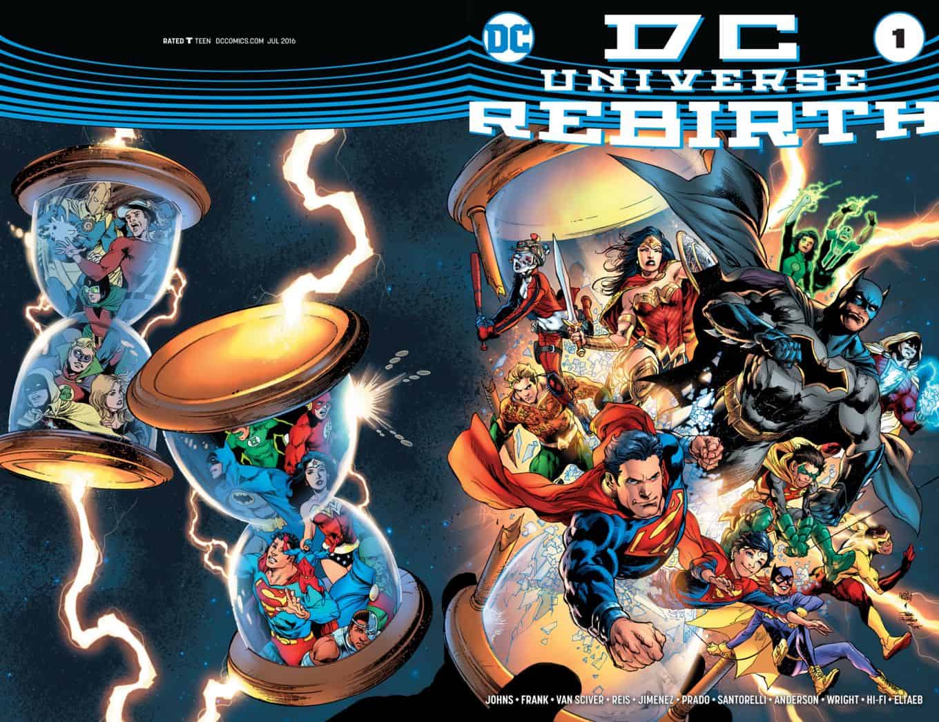 DC Universe Rebirth #1 variant cover 1