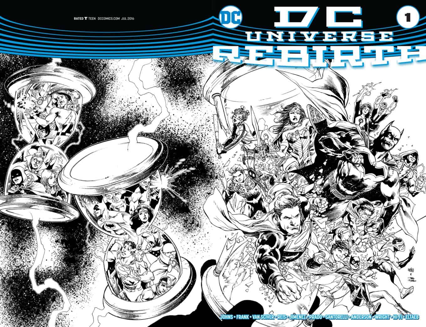 DC Universe Rebirth #1 variant cover 2
