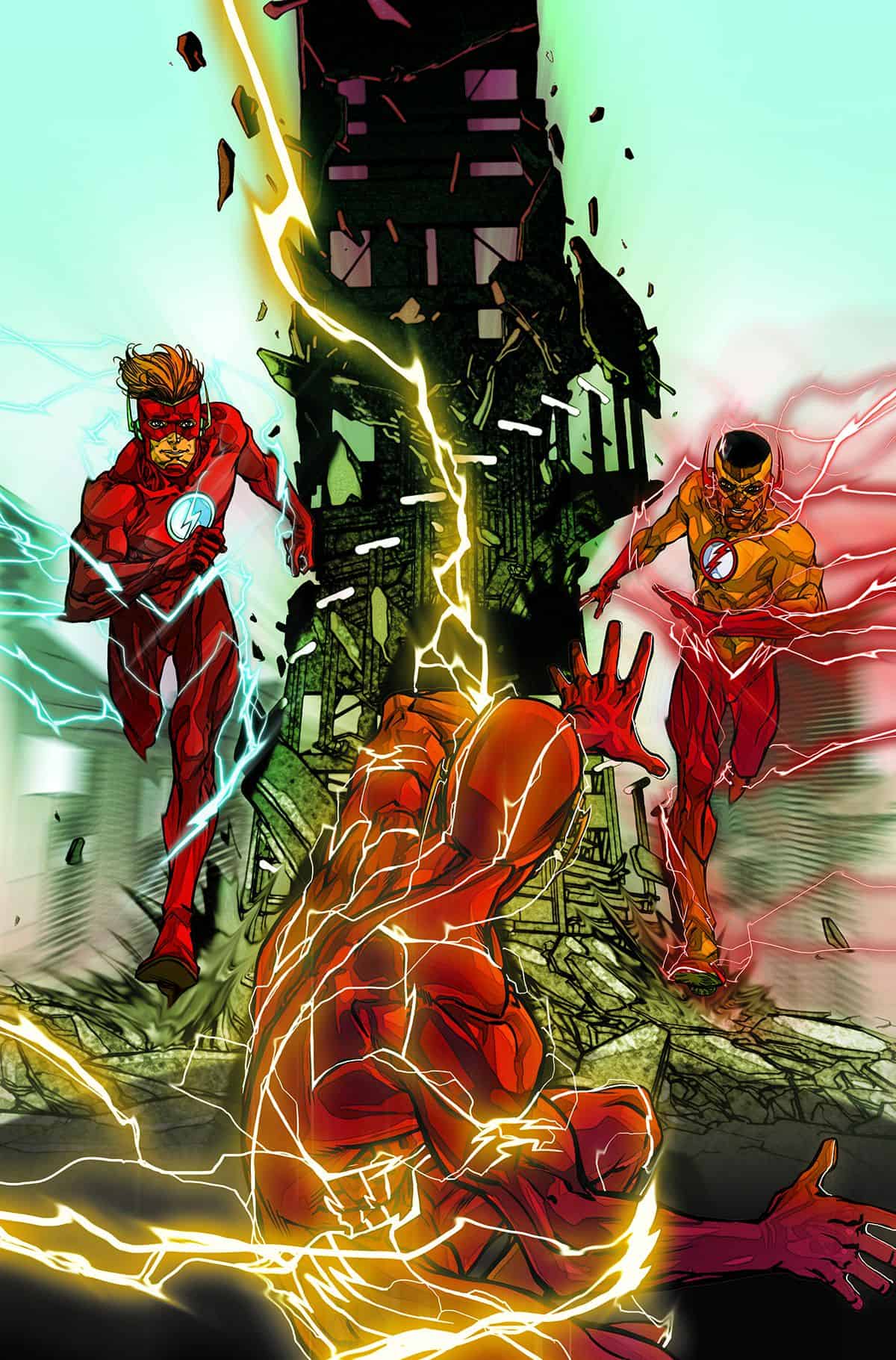 DC Comics Rebirth The Flash #9 The Kid Flash of Two Worlds DC Universe Rebirth #1 sequel