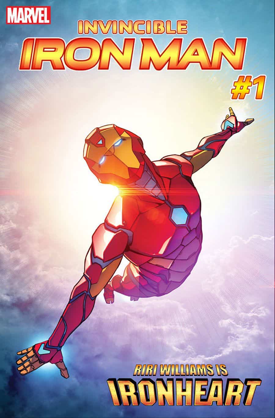 Invincible Iron Man #1 Marvel Now 2016 Riri Williams is Ironheart Marvel Comics