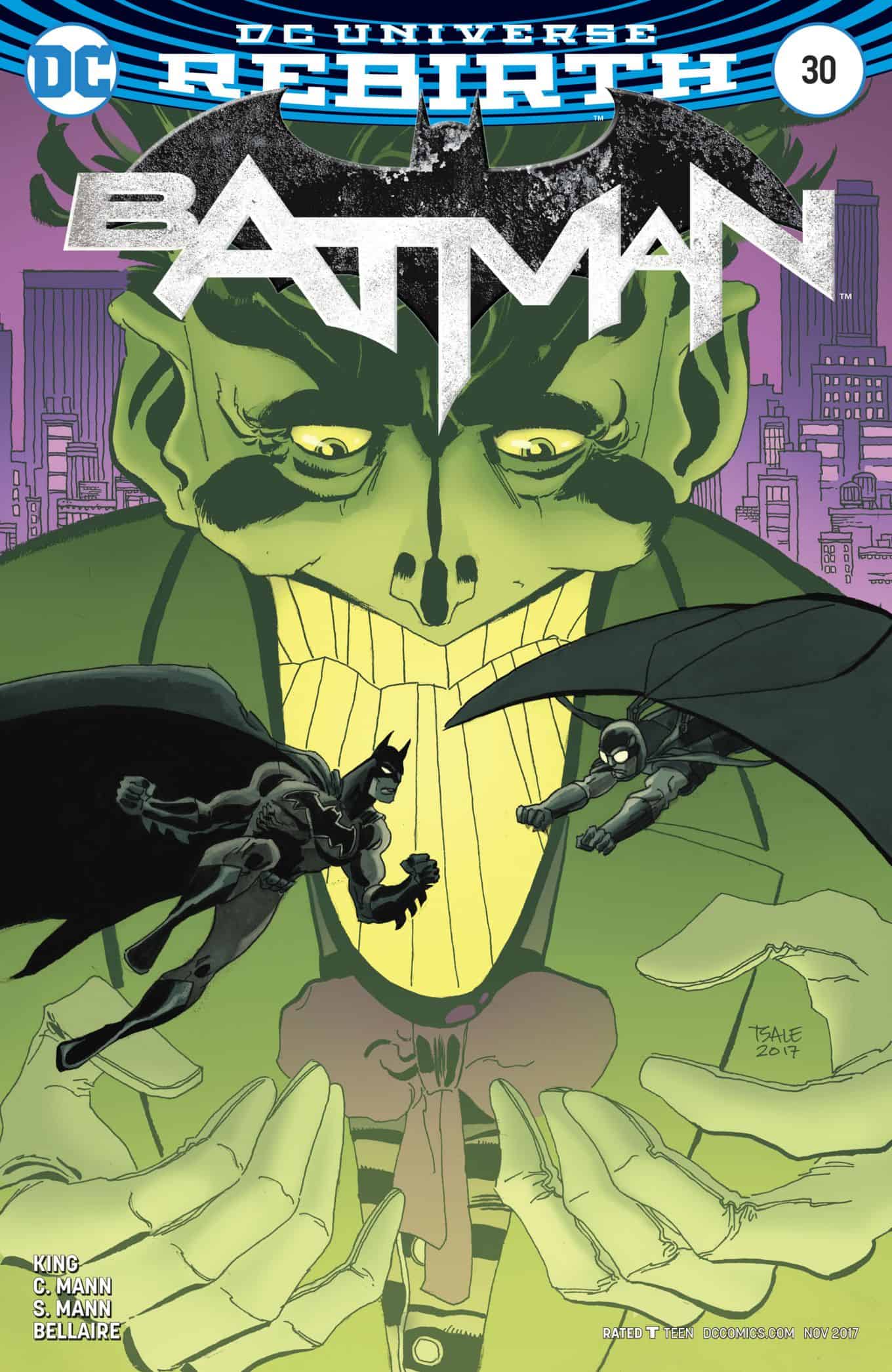 DC Comics Rebirth Spoilers & Review: Batman #30 Has Him Pick A Side In War  Of Jokes & Riddles, Joker V Riddler, w/ 13 Villains, 5 Kite-Man Beatings,  In 1 Issue! – Inside Pulse