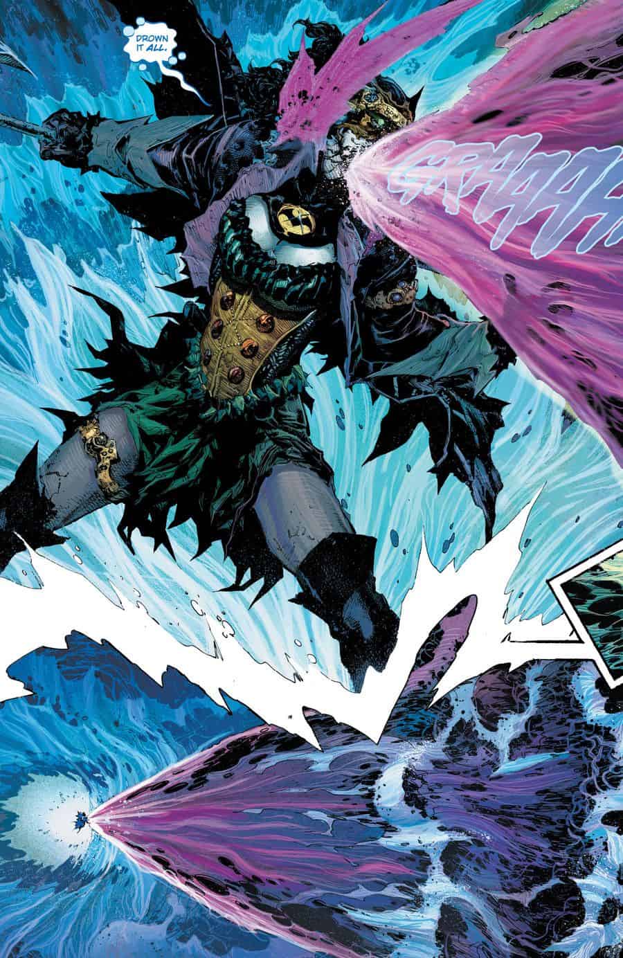 DC Comics Rebirth & Dark Nights Metal Spoilers & Review: Batman The Drowned  #1 With Bryce Bruce Wayne Vs. Aquaman & Mera?! – Inside Pulse