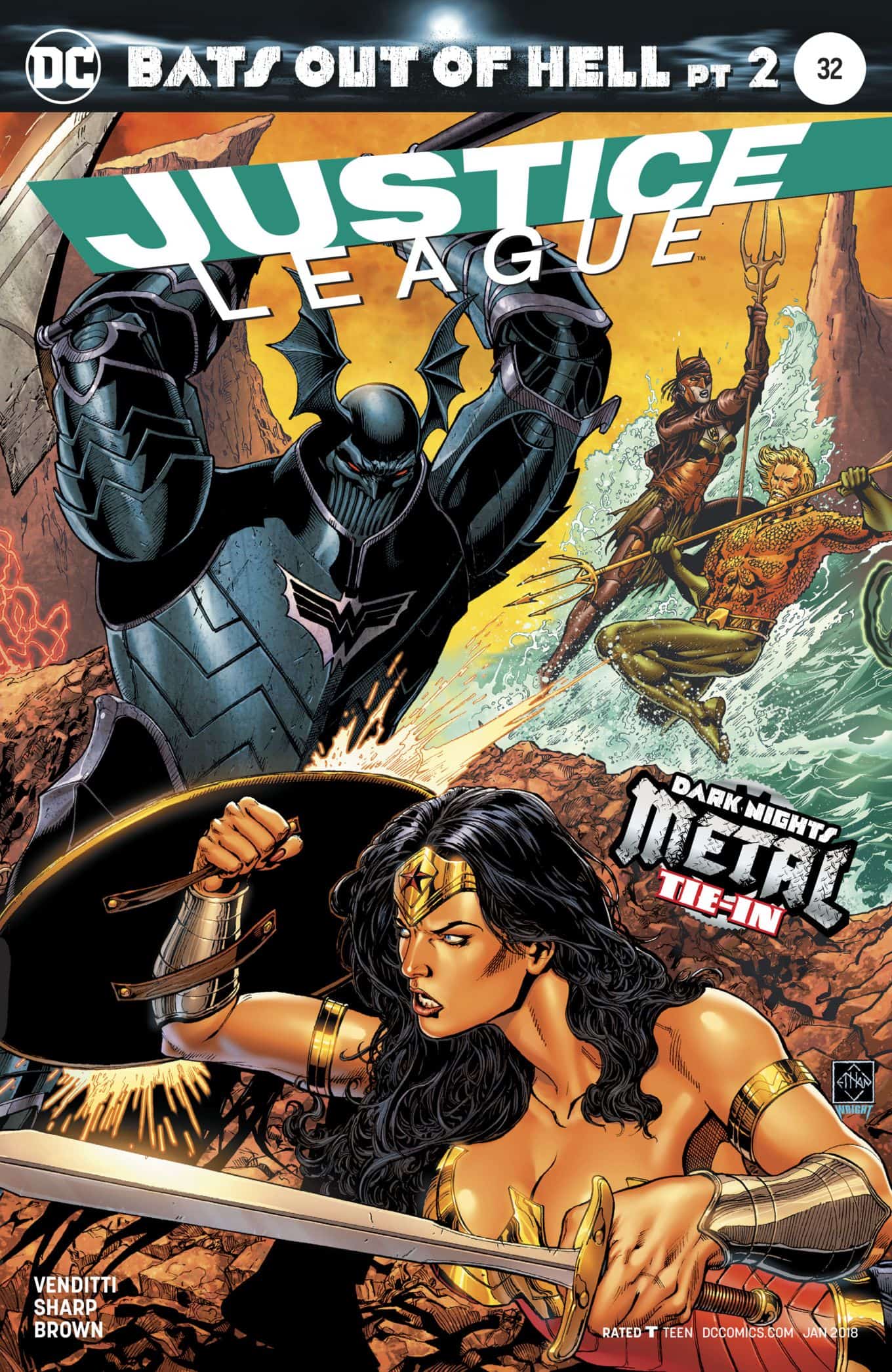 DC Comics Rebirth Spoilers: Justice League #32 Has Dark Nights Metal Bats  Out Of Hell Part 2! Batman Dark Knights! – Inside Pulse