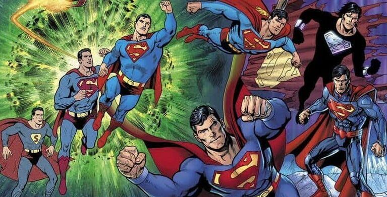 Dan Jurgens Action Comics #1000 Superman Throughout The Ages banner