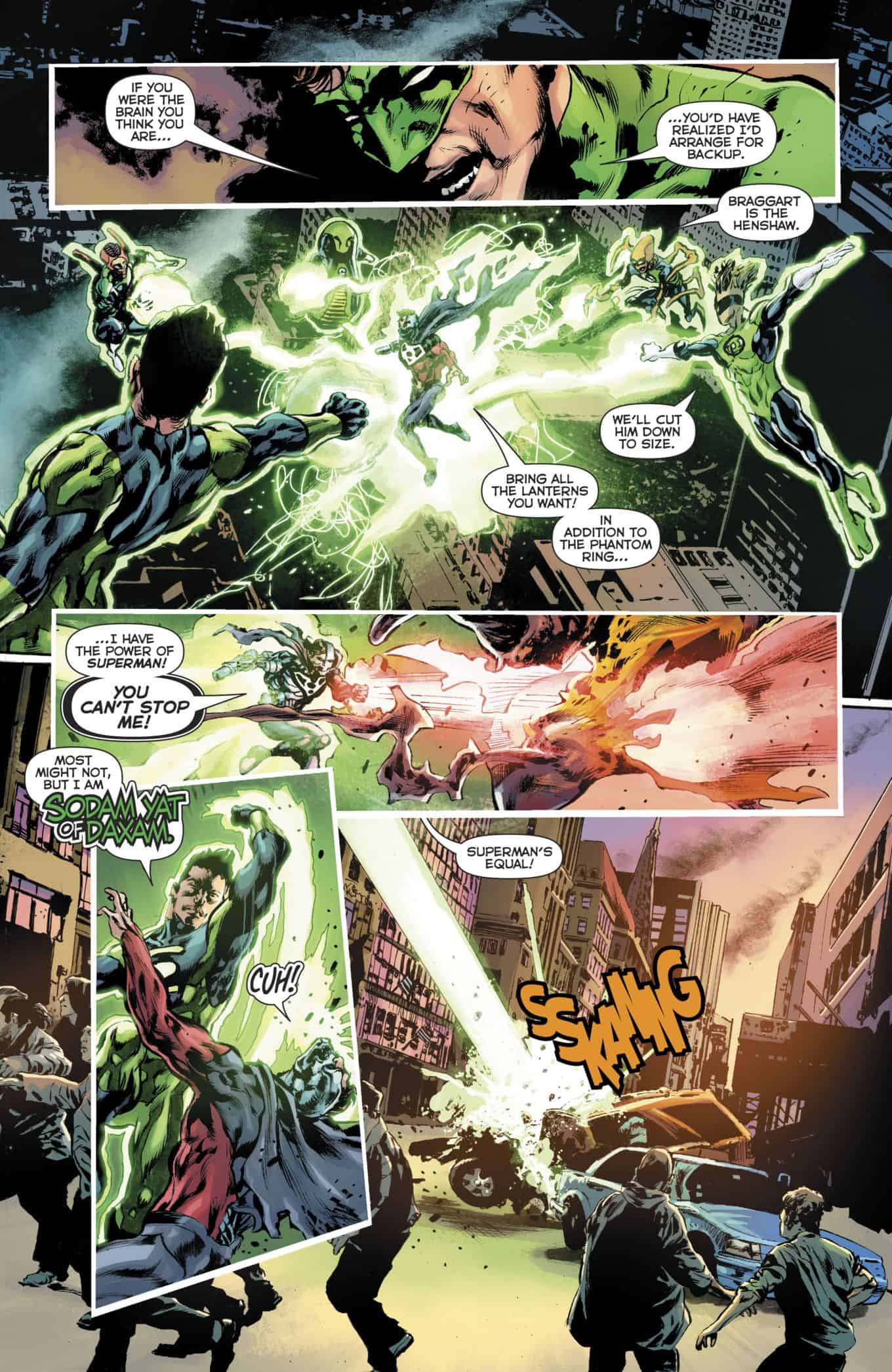 cyborg superman vs green lantern