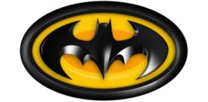 Batman Logo Embossed Small
