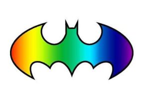 Rainbow Batman Logo