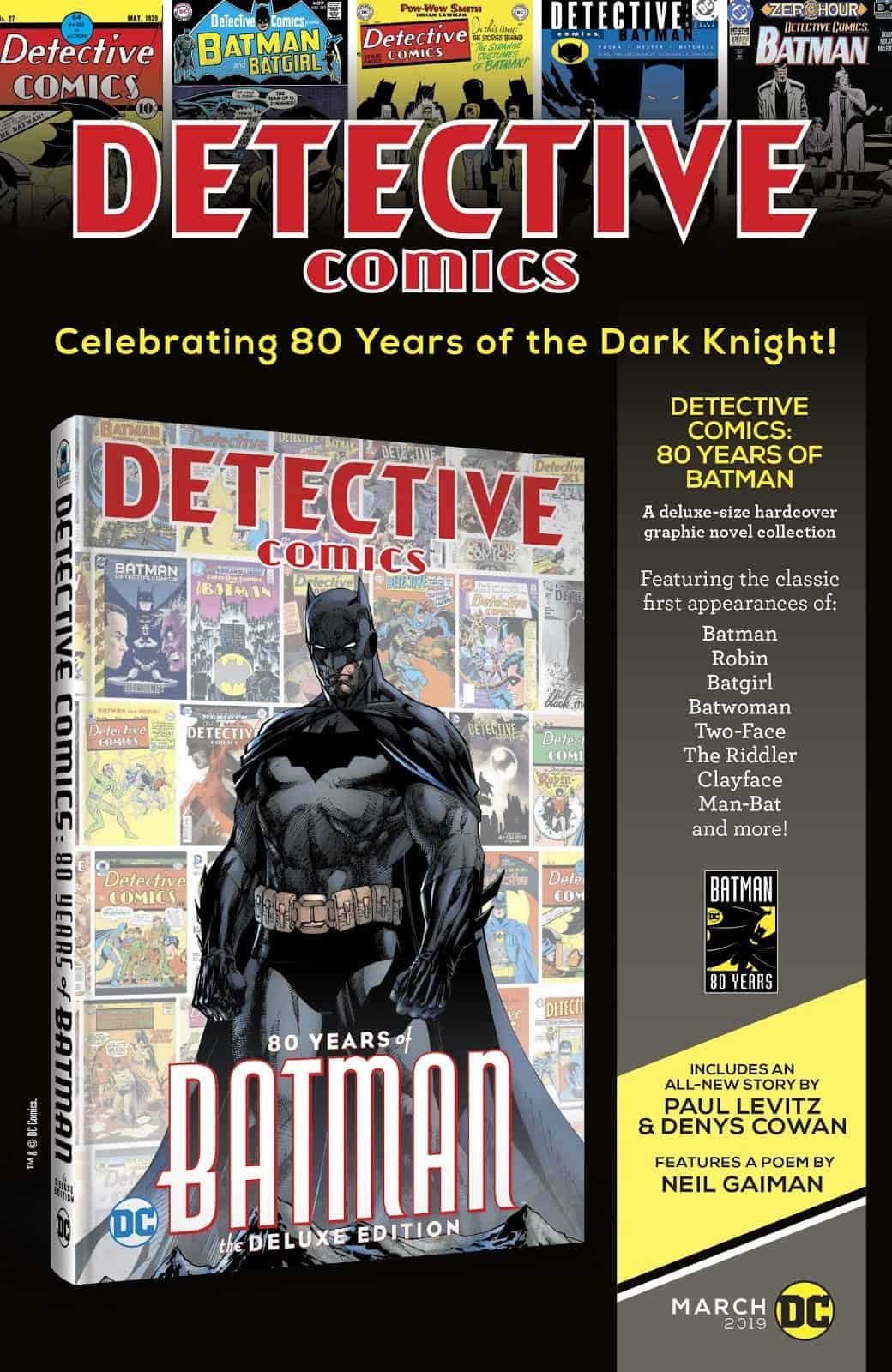 DC Comics Teases Detective Comics #1000 & 80 Years Of Batman HC This Week!  – Inside Pulse