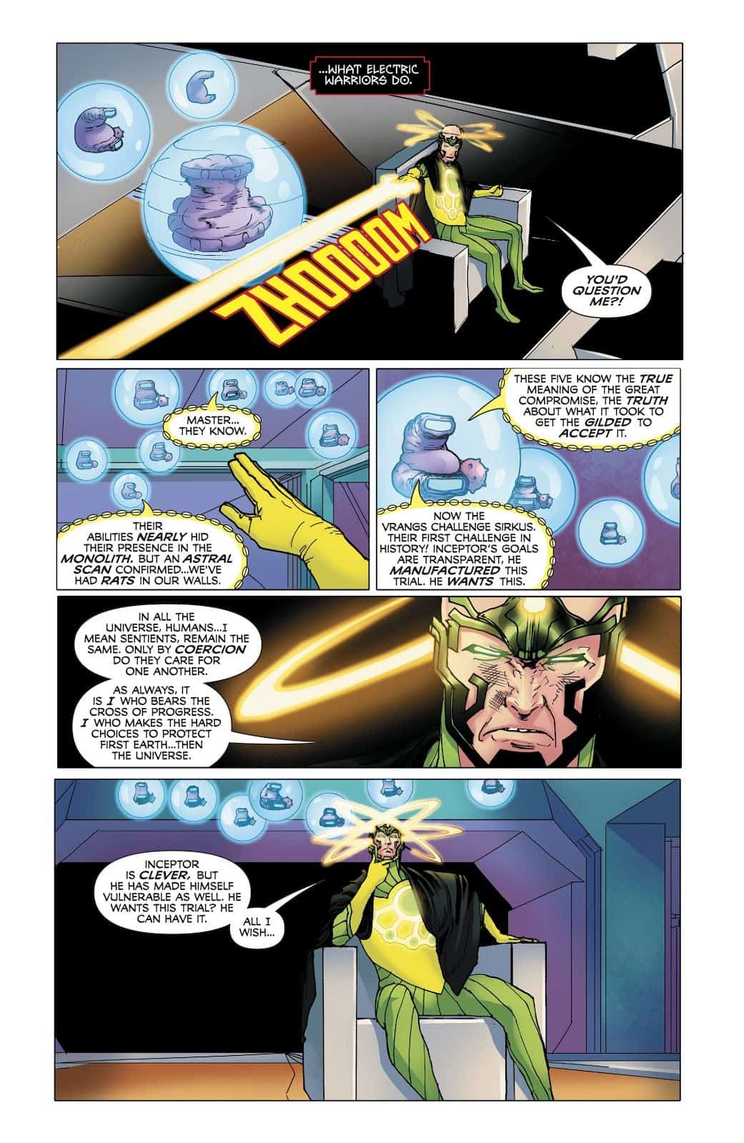 Dc Comics Universe Electric Warriors 4 Spoilers Future Firestorm Schemes As Blood Colors The Warground Inside Pulse