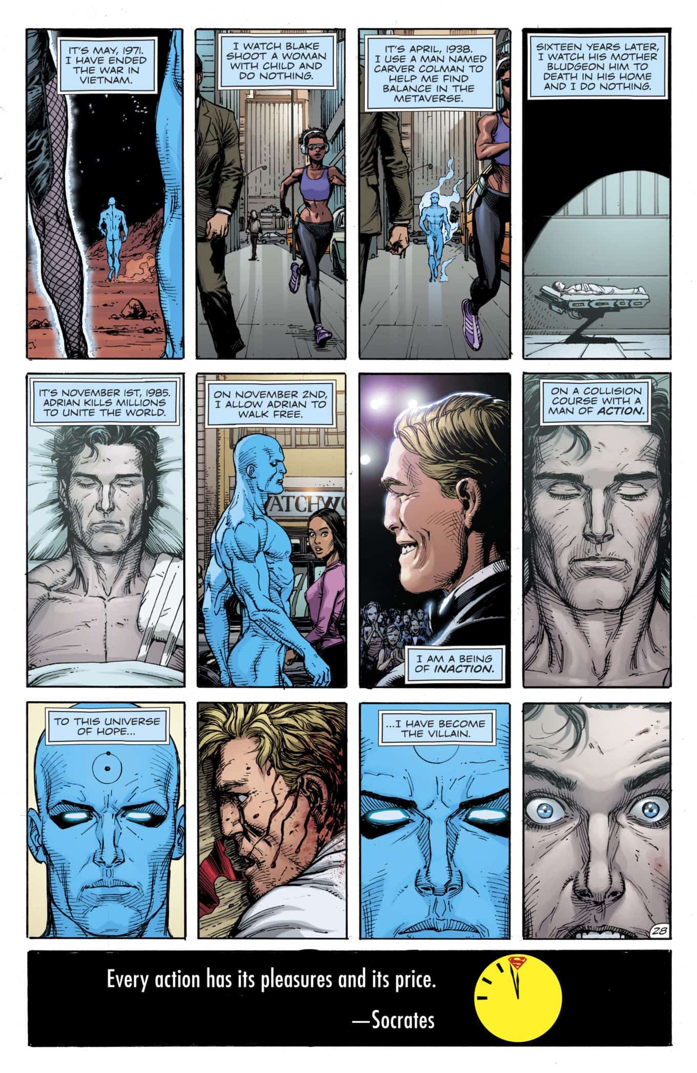 DC Comics Universe & Doomsday Clock #10 Spoilers & Review: Doctor Manhattan Creates ...