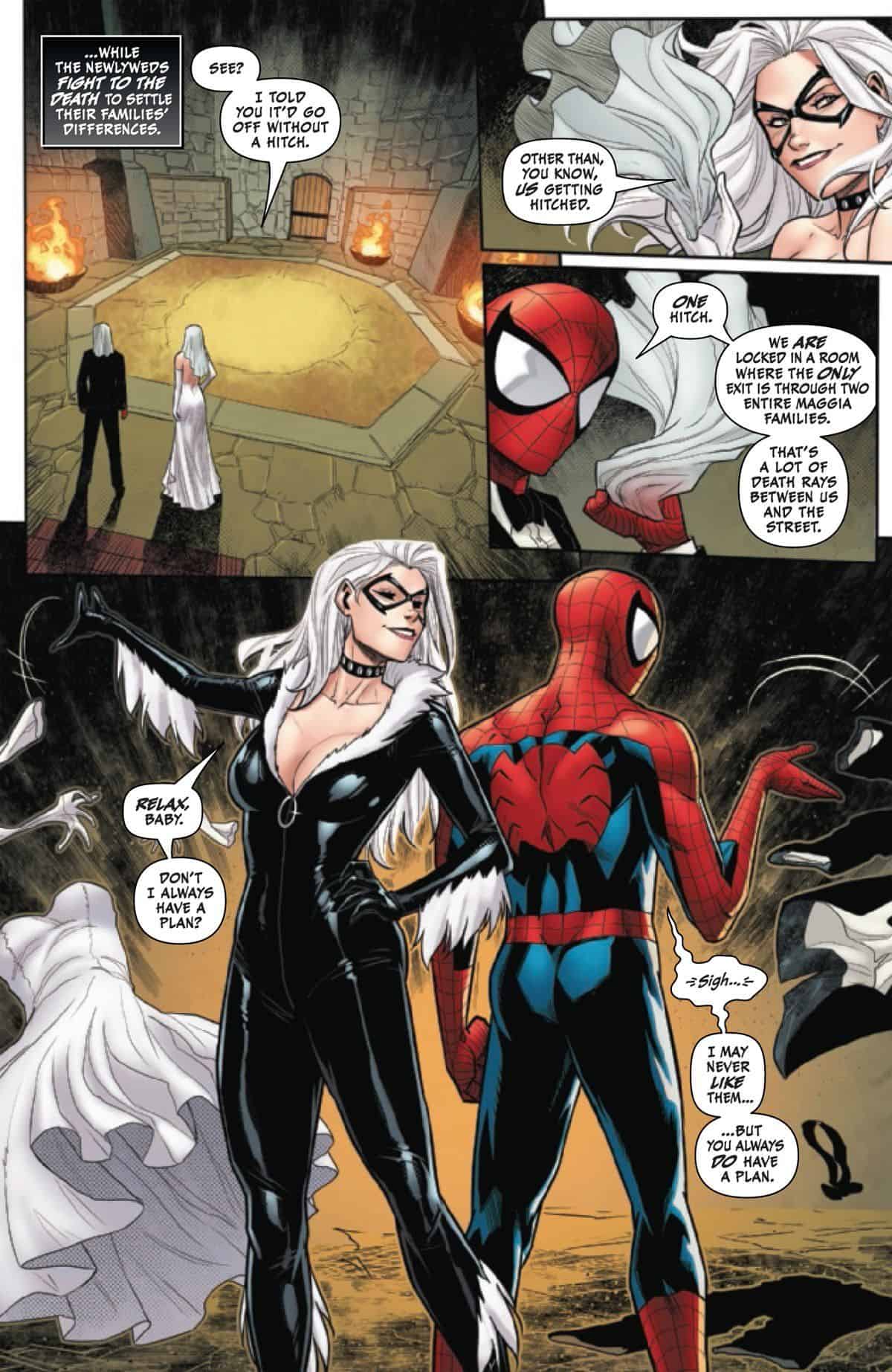 Marvel Comics Universe And Black Cat Annual 1 Spoilers Amazing Spider Man Teams With Frenemy