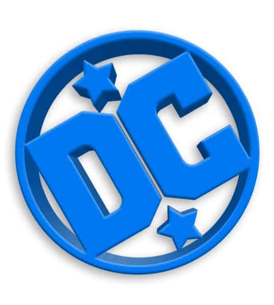 Dc Comics Logo Embosses Frozen Blue Ice Inside Pulse