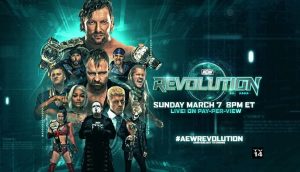 Aew Revolution 2021 Poster Banner