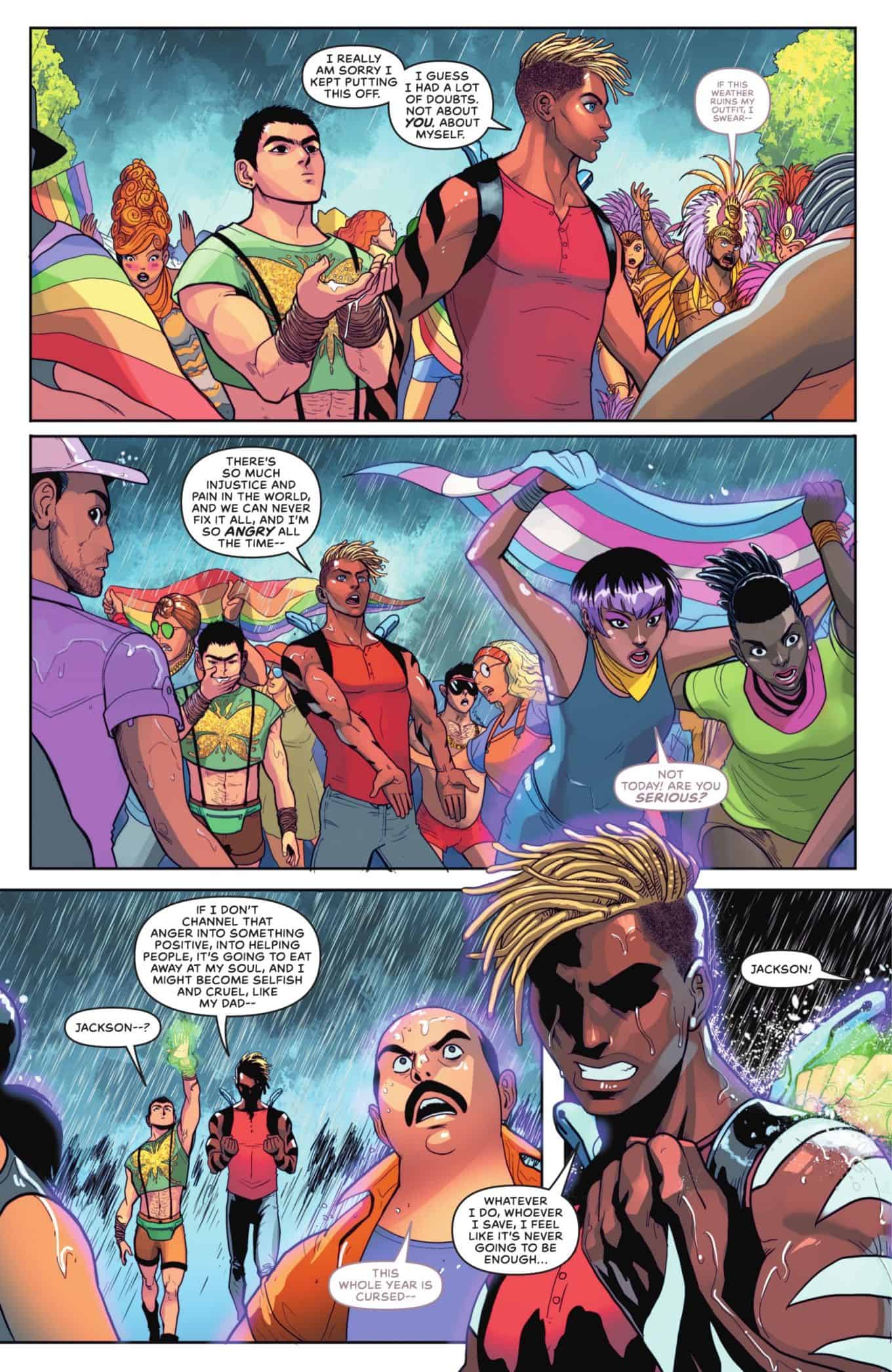 DC Comics & DC Pride 1 Spoilers Justice League Queer (JLQ