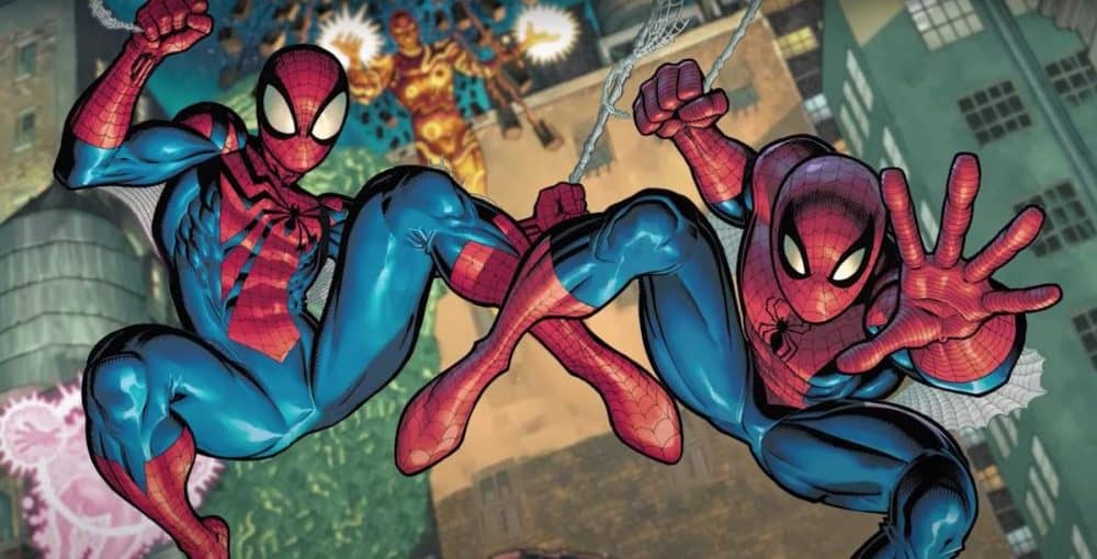 Amazing-Spider-Man-75-spoilers-banner-Ben-Reilly-Peter-Parker-by-Art-Adams-e1633060606219