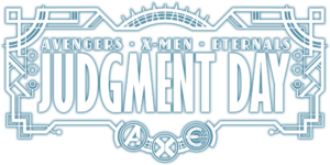 Avengers X Men Eternals Axe Judgment Day Logo Marvel