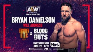 Bryan Danielson Aew Dynamite June 22 2022 Preview Banner