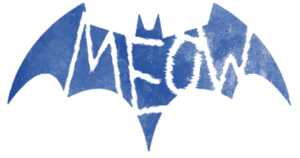 Catwoman Logo Meow Blue