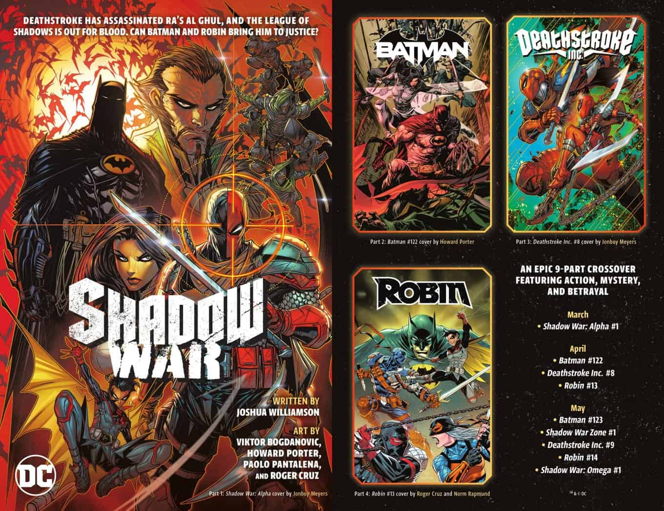 The DC Comics Shadow War Reading Order Checklist — Comics Bookcase