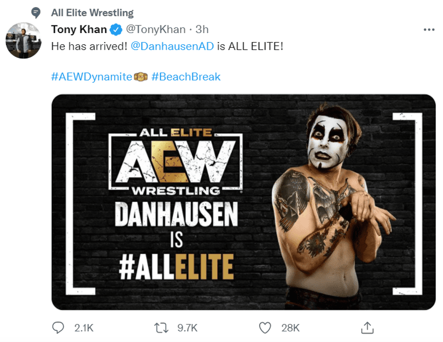The Return of Danhausen?! Orange Cassidy has a surprise for AEW on