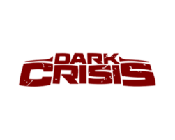Dark Crisis Logo Crimson Red