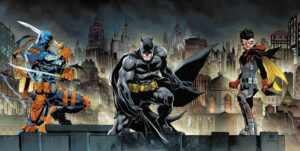 Deathstroke Batman Robin Shadow War Connecting Covers