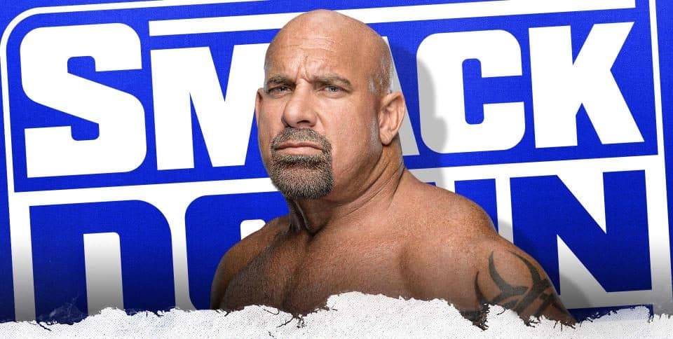 Goldberg-Smackdown-logo-banner-WWE-e1644604591736