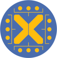 Immortal X Men Logo Blue