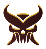 Punisher Logo Gold Red