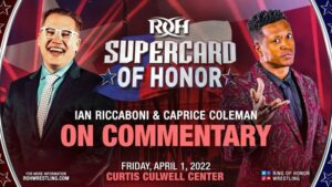 Roh Supercard Of Honor 2022 Commentary Team