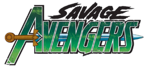 Savage Avengers Logo Green