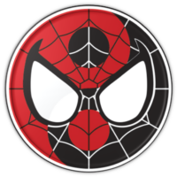 Spider Man Symbiote Face Logo Venom Carnage Red Goblin