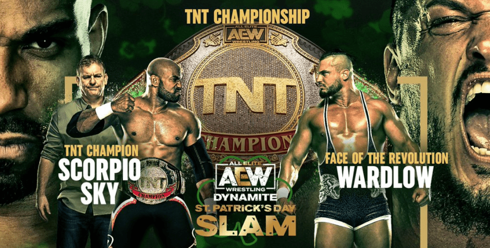 TNT-Championship-March-Scorpio-Sky-vs-Wardlow-AEW-Dynamite-St-Patricks-Day-Slam-2022-e1647276980277